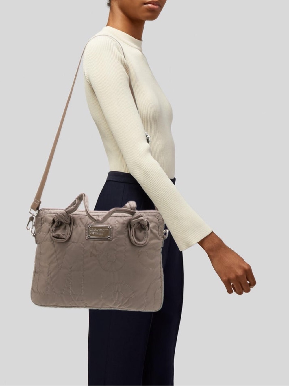 Marc by Marc Jacobs Quilted Nylon Laptop Bag